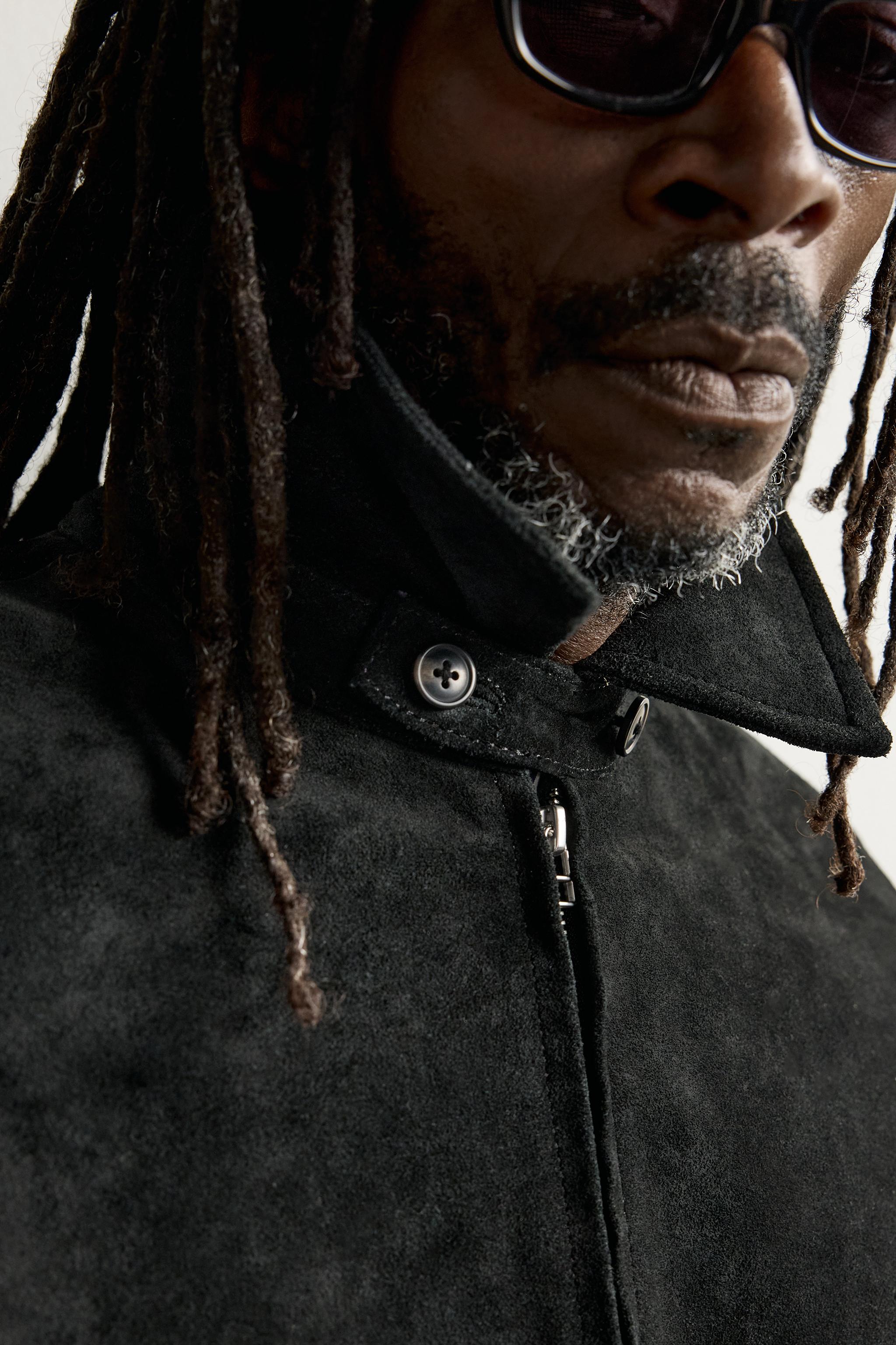AARON LEVINE X ZARA SUEDE LEATHER JACKET